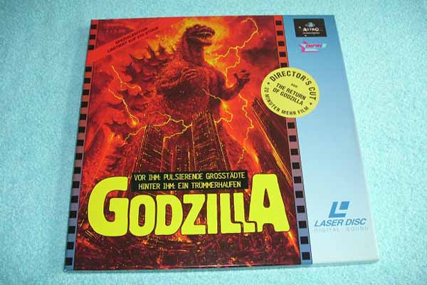 LD Laserdisc GODZILLA Limited Edition BOX 250 copies NF 22808-LD PAL 4x discs