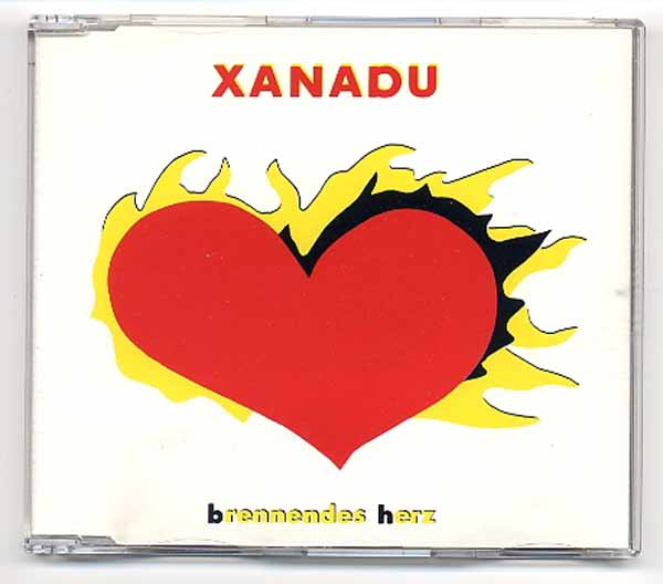 Xanadu Maxi CD Brennendes Herz   2 track CD   cover variation A white